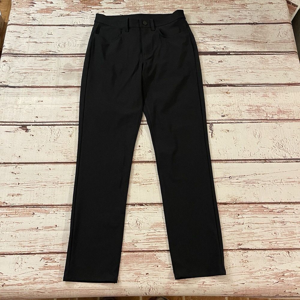 Zella Mens Black Hybrid Tech Commuter Pants Size 30x32 Comfort‎ Stretch